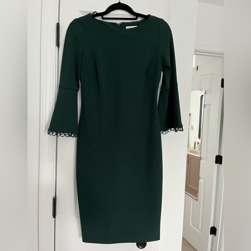 Calvin Klein Green Dress Size 4